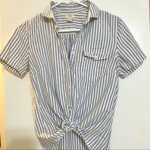 J. Crew Striped Blouse